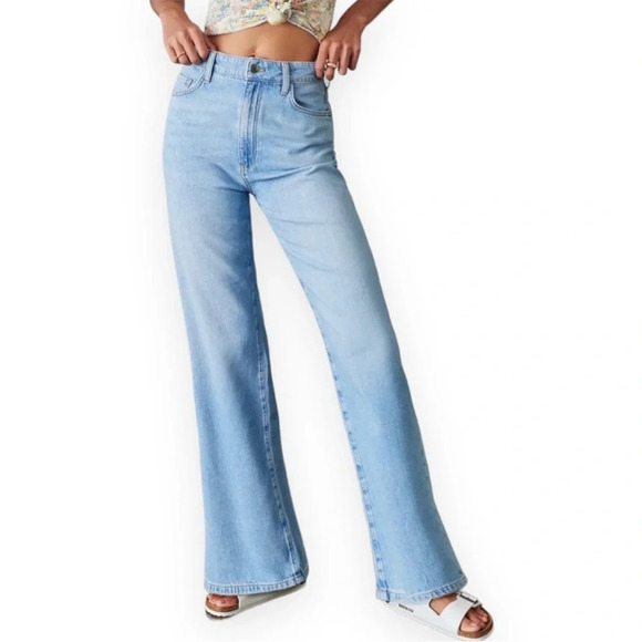 Anthropologie PILCRO The Annie Wide-leg Jeans Size 31 - Picture 1 of 9